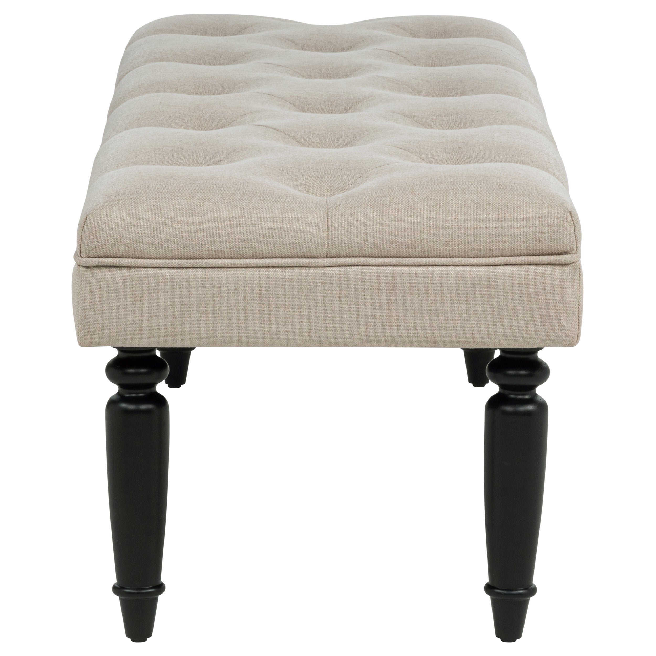 Marsha 52-inch Upholstered Entryway Accent Bench Latte — view 4