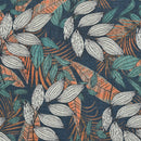 Charming Floral Storage Ottoman With Upholstered Fabric