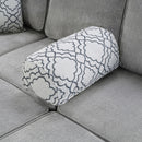 Convertible Sectional L-Shaped Sofa With Dual Pull-Out Sleepers, Flip-Top Table, USB Ports, Cup Holder & Storage