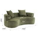 Cloud Modular Sectional Sofa With Chaise, With Deep Seat