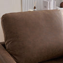 Modern Upholstered Square Swivel Accent Chair With 360 Degree Rotation