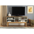 Drivia - Accent Table - Natural & Ivory - Atlantic Fine Furniture Inc