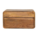 Curved Upper Slot Floating Nightstand