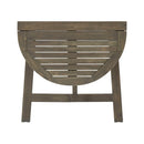 Outdoor Half Round Folding Acacia Wood Bistro Table