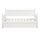 Twin Size Daybed & Twin Size Trundle - White