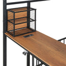 House Frame With Desk, Shelves, Power Outlets And USB Ports