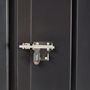 Outdoor Storage Shed, Metal Steel Garden Shed With Single Lockable Door, Small Shed Outdoor Steel Utility Tool Shed For Backyard Patio Garden Lawn - Black