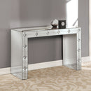 Hessa - Console Table - Mirrored & Faux Rhinestone