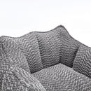 Comfortable Chenille Sofa Chairs With Highly Resilient Foam For Living Rooms And Bedrooms