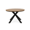 Outdoor Dining Table - Teak / Black