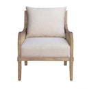 Lily Pond - Accent Chair With Removable Back Cushion - Beige / Natural