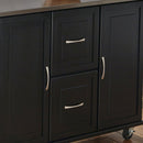 Blanche - Kitchen Cart - Steel Top