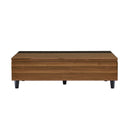 Avala - Coffee Table With Lift Top - Walnut / Black