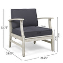 Perla - Contemporary Club Chair With Water Resistant Cushionі