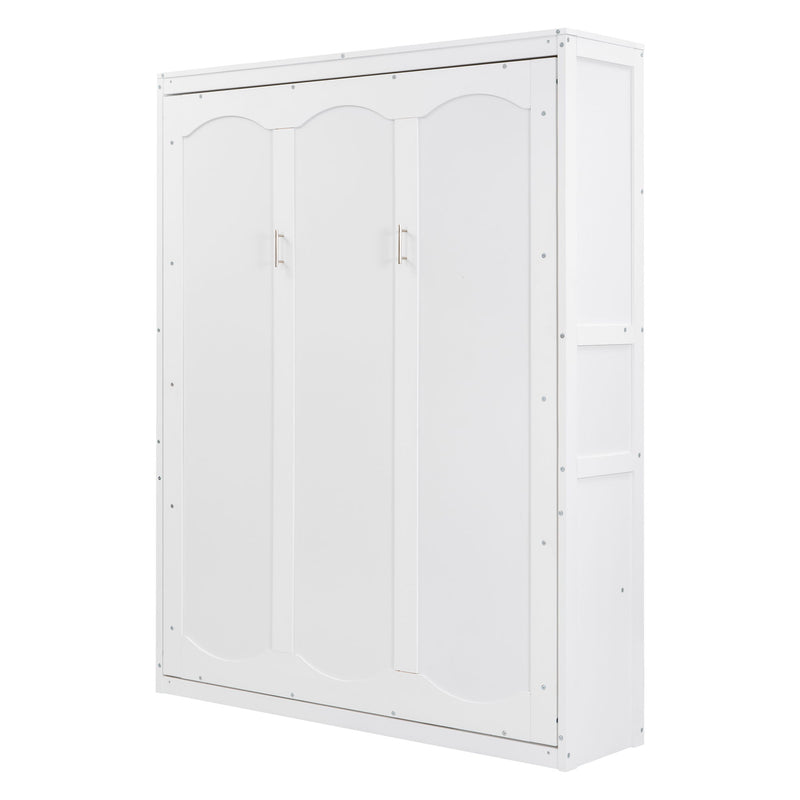 Murphy Wall Bed With Shelves, Space Saving