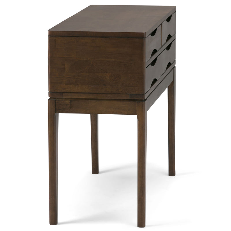 Harper - Hallway Console Table - Walnut Brown