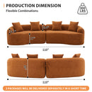 4 Seater Sofa With Chenille Fabric, 30D, 60 Hardness Full Sponge, 4 Pillow For Living Room, Home Furniture Sleeper Sectional Sofa For Apartment