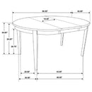 Gabriel - Extension Leaf Dining Table Set