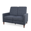 Manville - Contemporary Tufted Loveseat Pushback Recliner