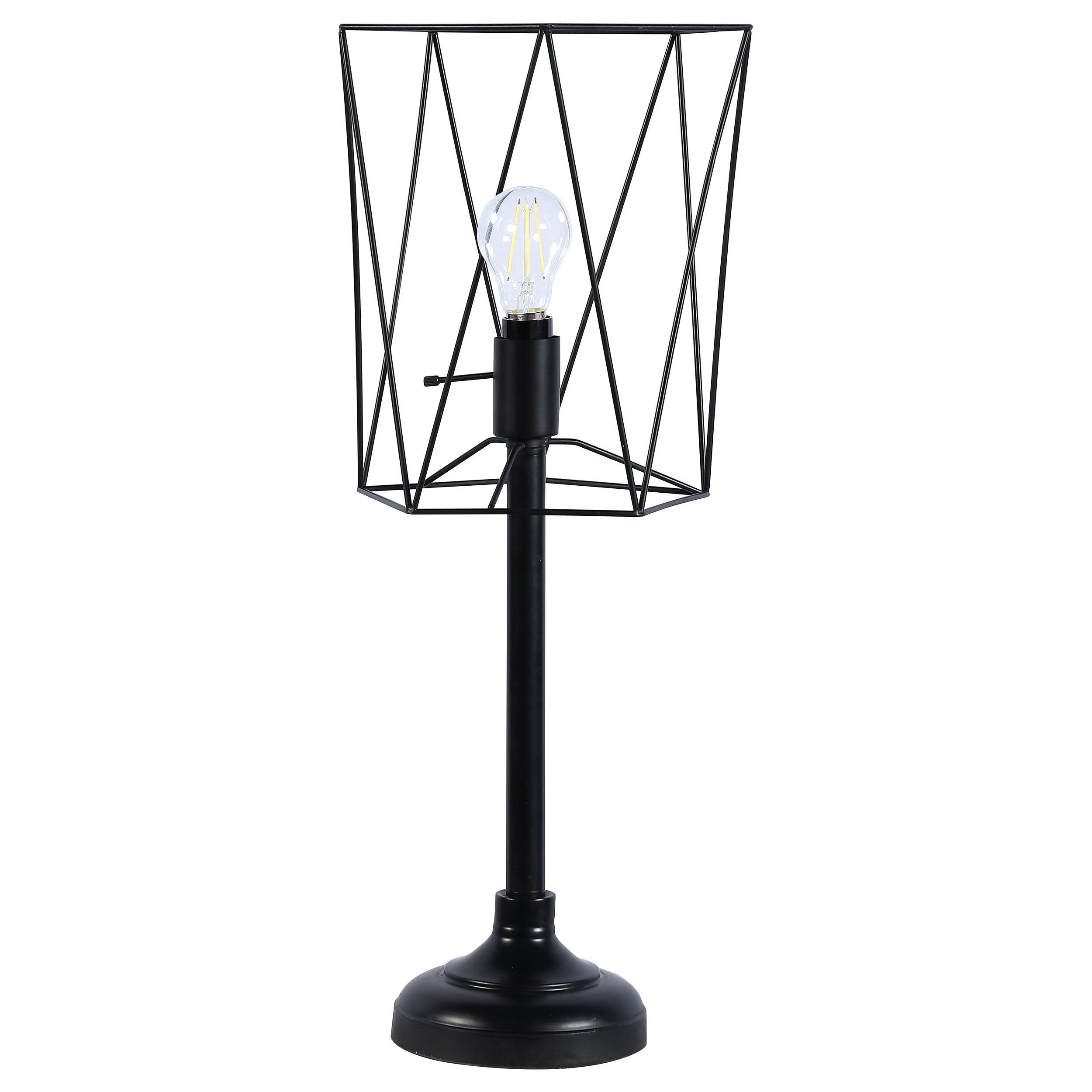 Mayfield 26-inch Open Frame Torch Table Lamp Black — view 1