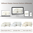 Modern Upholstered Chenille Loveseat And Armchair Set With Pillows