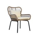 Southport - Club Chair With Woven Rope And Cushions