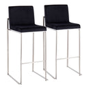 Fuji - Contemporary And Modern Elegance High Back Barstool