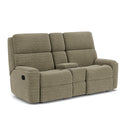 Rio - Reclining Loveseat With Console - Atlantic Fine Furniture Inc