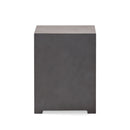 Modern Tank Holder Side Table With Powder Coated Frame