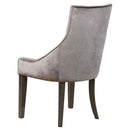 Phelps - Velvet Upholstered Dining Side Chair (Set of 2) - Gray