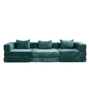 Convertible Floor Sofa Bed, Boneless Modular Sectional Sofa For Living Room