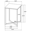 Tobin - Square Marble Top Table