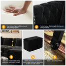 3 In 1 Convertible Sleeper Sofa Bed With Movable Ottoman