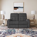 Strait - Power Reclining Loveseat - Atlantic Fine Furniture Inc