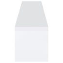 Jude - 2-Drawer Engineered Wood TV Stand - High Gloss White