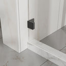 Frameless Tub Sliding Shower Door With Easy Clean Coating