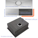 Single Bowl, Undermount Workstation, Kitchen Sink With Accessories