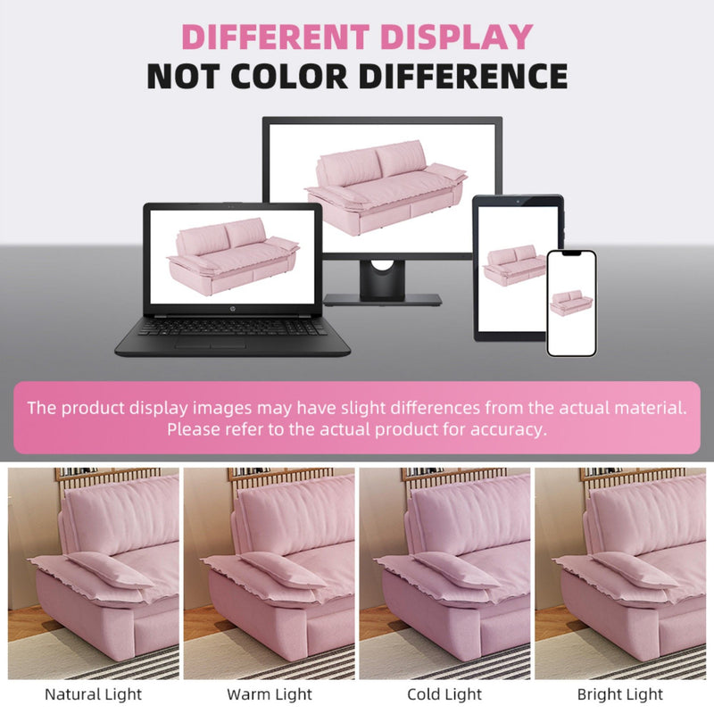 Pull Out Sleeper Sofa Bed, 3 In 1 Multi Functional