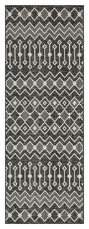Sunshine - 5'3" X 7'3" Indoor, Outdoor Area Rug - Anthracite