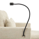 Multifunctional Chenille Recliner Sofa With Storage And Phone Bracket