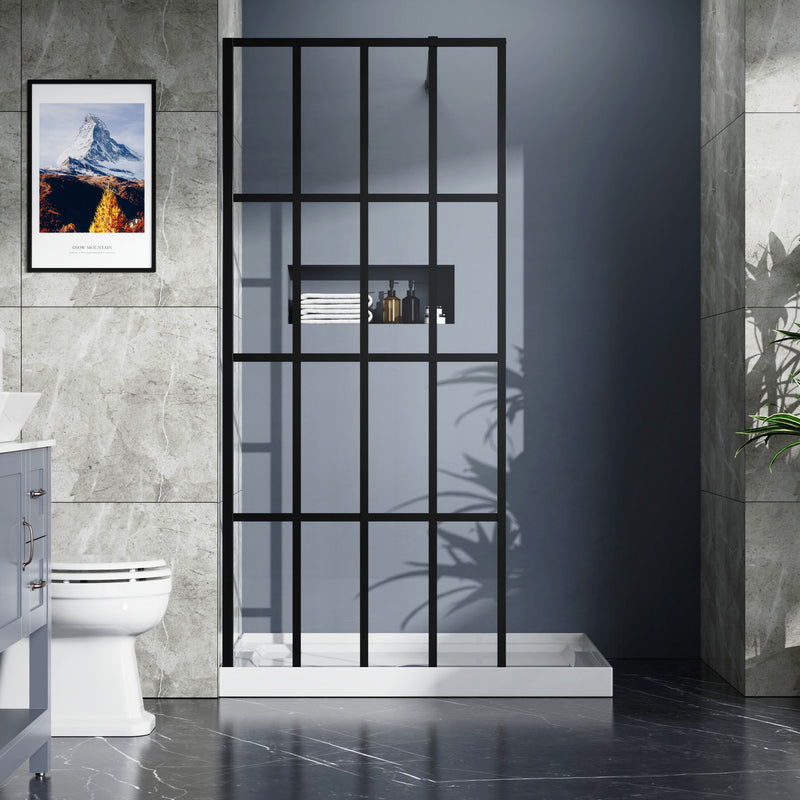 Shower Door Walk - Black