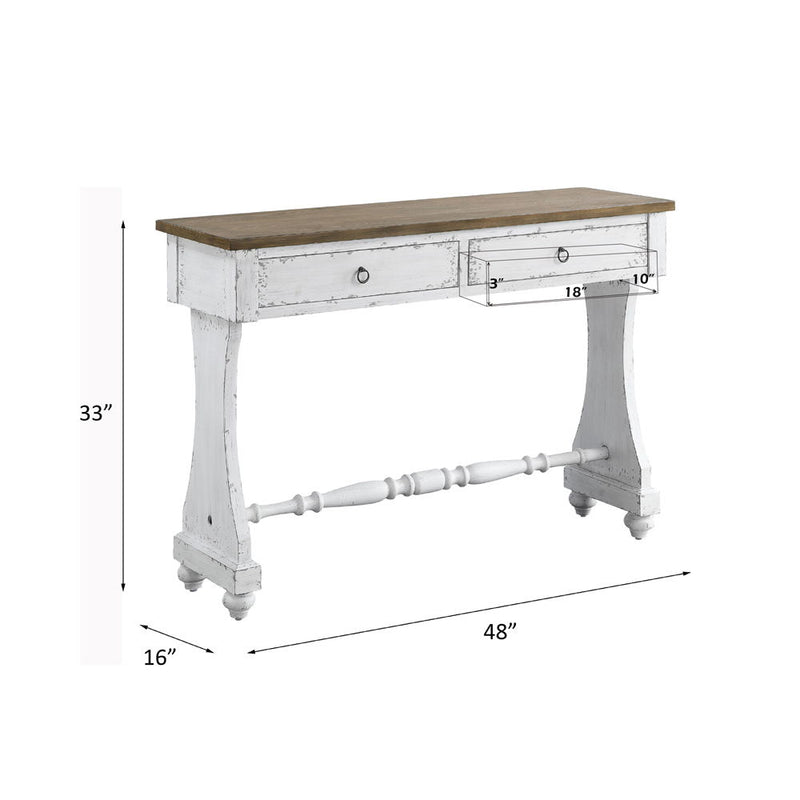 Carminda - Console Table - White
