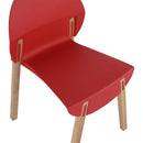 4 Piece Set Of Single Chairs With A Design Combining Modern And Traditional Elements