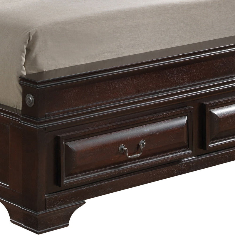 LaVita - Storage Bed With Upholstered Headboard