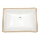 Modern Ceramic Undermount Bathroom Sink With Overflow, High Quality
