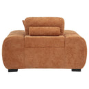 Octavia - Fabric Upholstered Track Arm Accent Chair