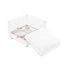 Modern Modular Sectional Sofa With Storag, Contemporary Cylindrical Design