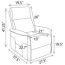 Herrera - Upholstered Power Lift Massage Chair