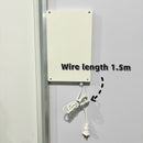 Frameless Full Length LED Mirror With 3 Color Changing Light And Explosion Proof Glass - Silver