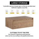 Modern Minimalist Bathroom Cabinet With Soft Close Drawers And Floating Mounting Design